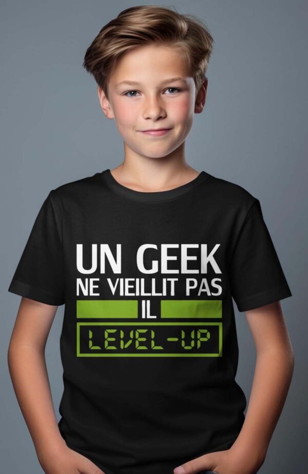 T-shirt Garçon en Gros | Geek level up