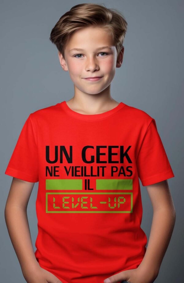 T-shirt Garçon en Gros | Geek level up