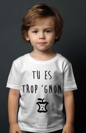 T-shirt Garçon en Gros | Tu es trop 'gnon
