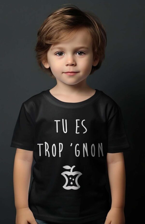 T-shirt Garçon en Gros | Tu es trop 'gnon