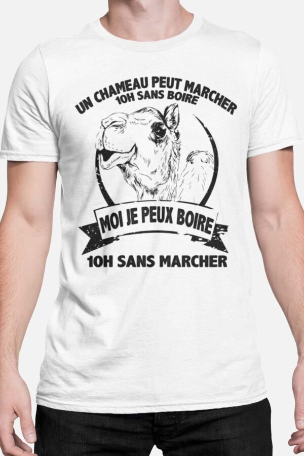 Moi je peux boire 10h sans marcher - Tshirt Homme