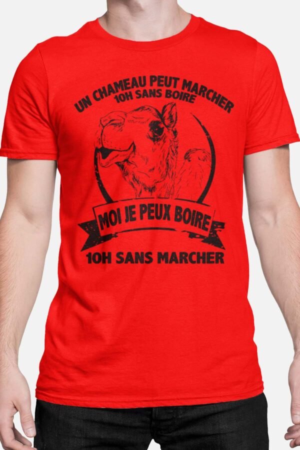 Moi je peux boire 10h sans marcher - Tshirt Homme