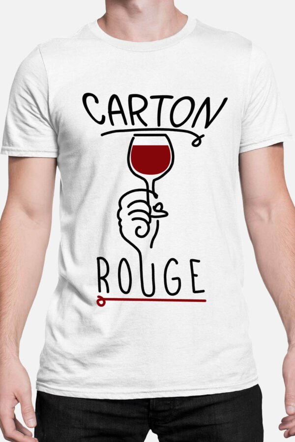Carton rouge - Tshirt Homme