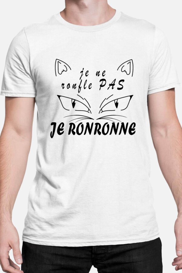 Je ne ronfle pas je ronronne - Tshirt Homme