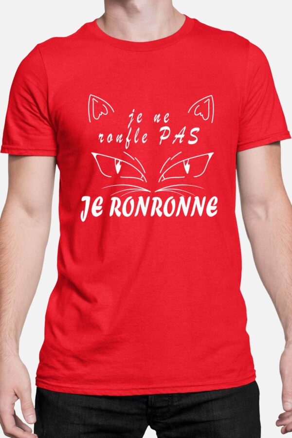 Je ne ronfle pas je ronronne - Tshirt Homme