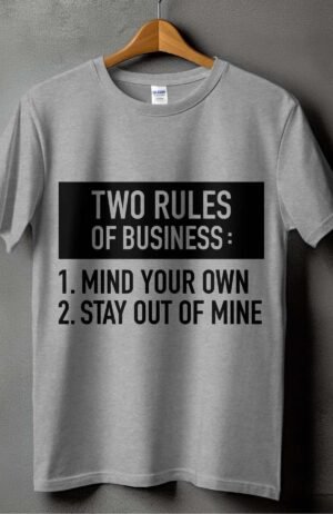 T-shirt Homme – Two rules – Gris