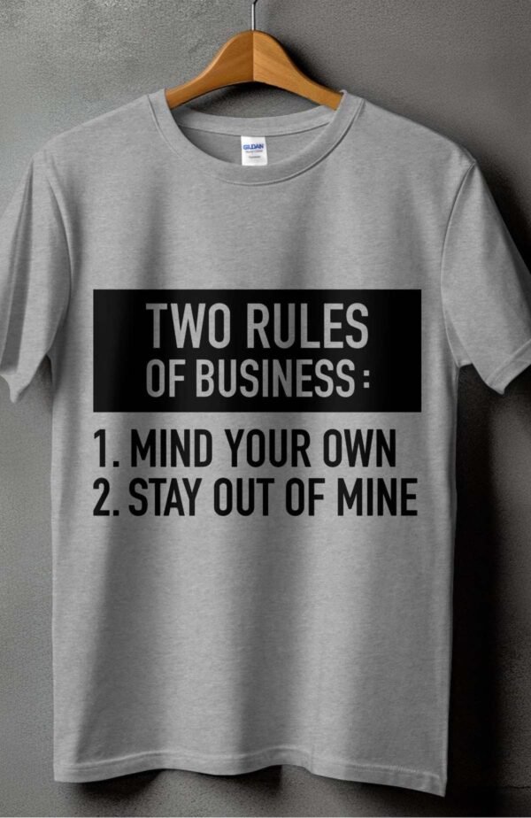 Two rules of business - Tshirt Homme