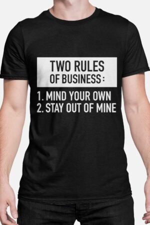 Two rules of business - Tshirt Homme