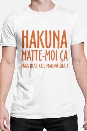 T-shirt Homme – hakuna matte – Blanc