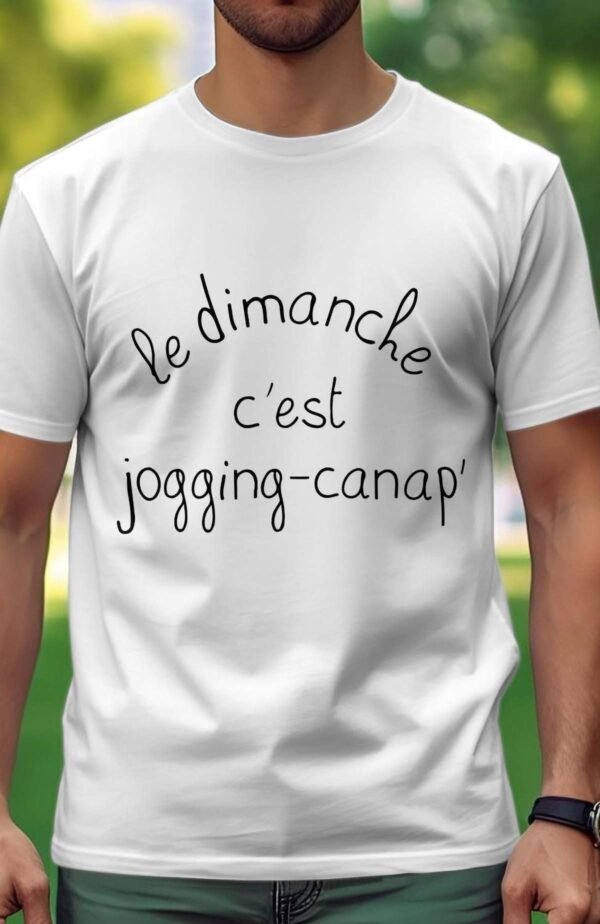 Le dimanche c'est jogging canap' - Tshirt Homme
