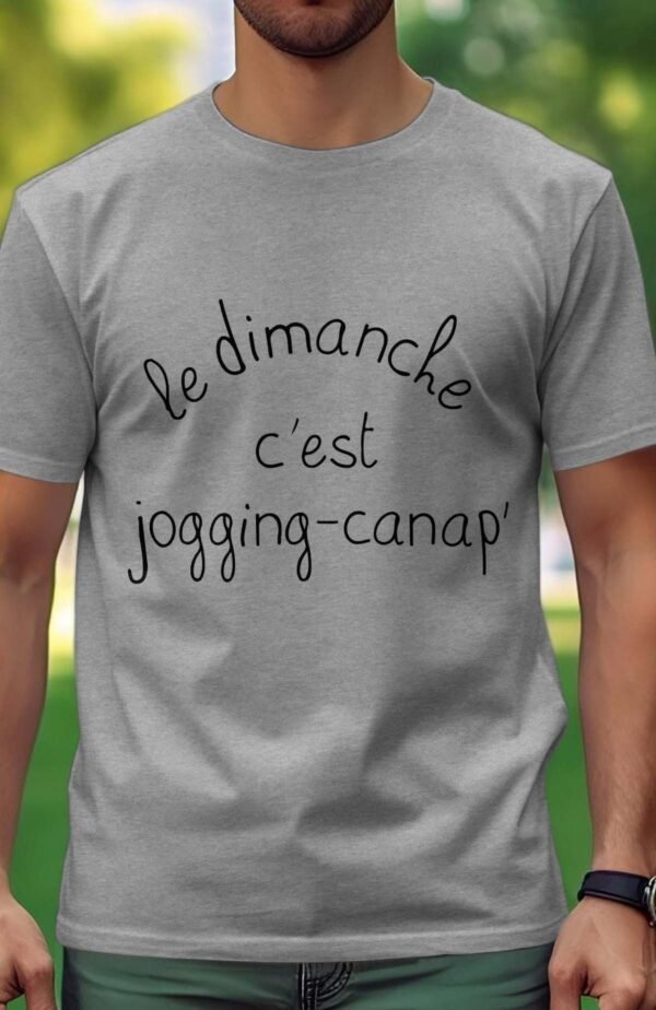 Le dimanche c'est jogging canap' - Tshirt Homme