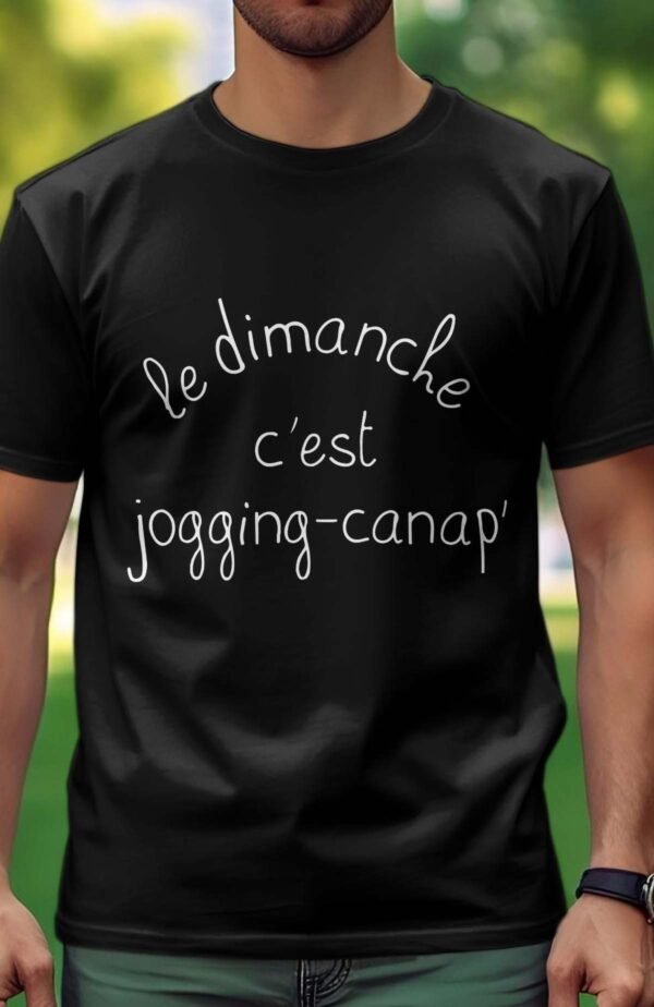 Le dimanche c'est jogging canap' - Tshirt Homme