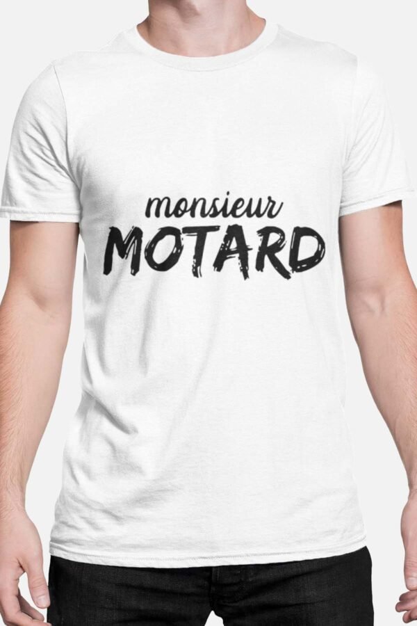 Monsieur motard - Tshirt Homme