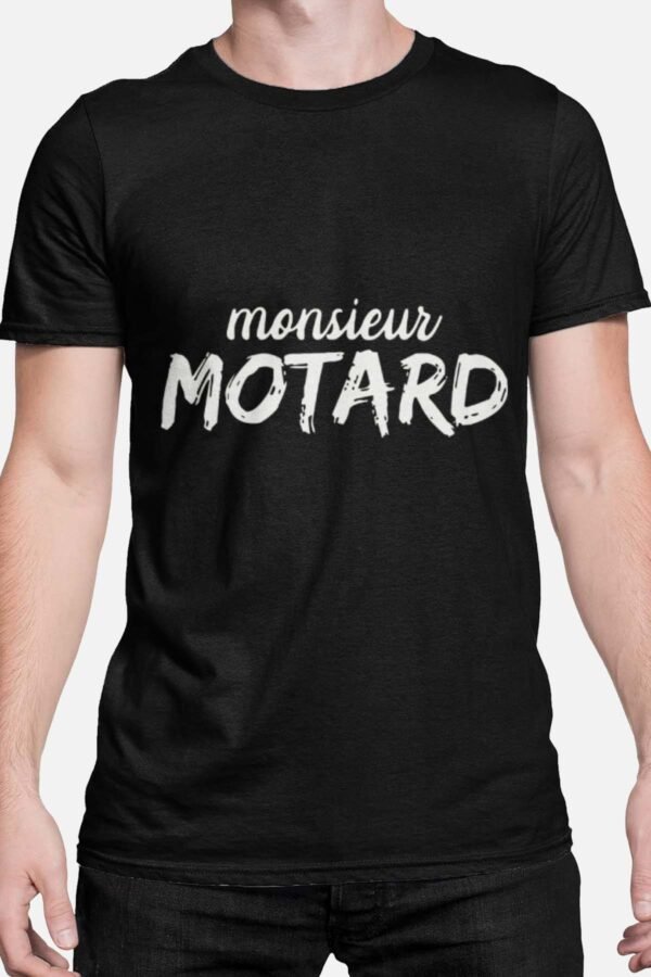 Monsieur motard - Tshirt Homme