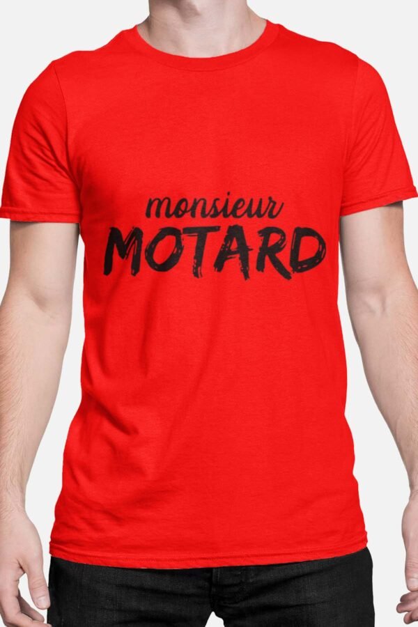 Monsieur motard - Tshirt Homme