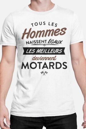 Tous les hommes naissent égaux marron - Tshirt Homme