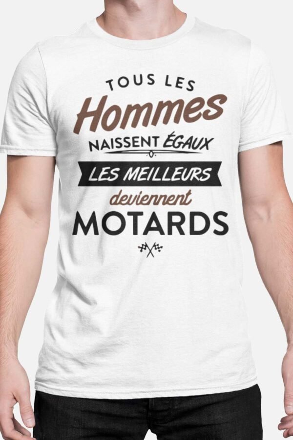 Tous les hommes naissent égaux marron - Tshirt Homme
