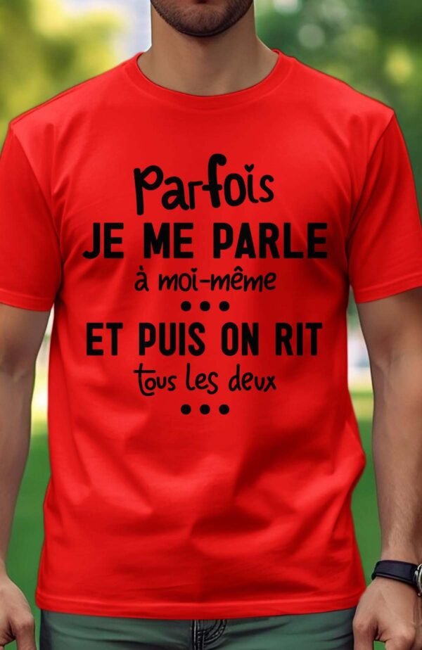 Parfois je me parle à moi même - Tshirt Homme