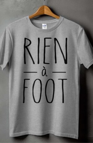T-shirt Homme – rien a foot – Gris