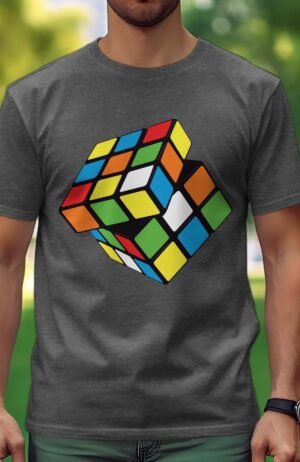 T-shirt Homme rubi cube – Gris