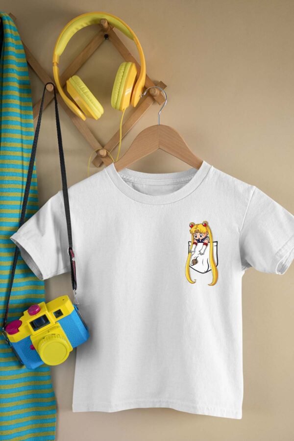 T-shirt Col Rond Fille - Sailor pocket