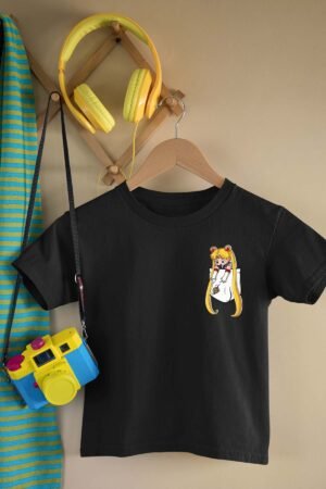 T-shirt Col Rond Fille - Sailor pocket