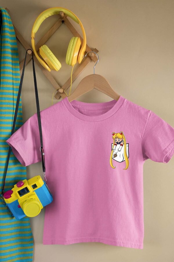 T-shirt Col Rond Fille - Sailor pocket