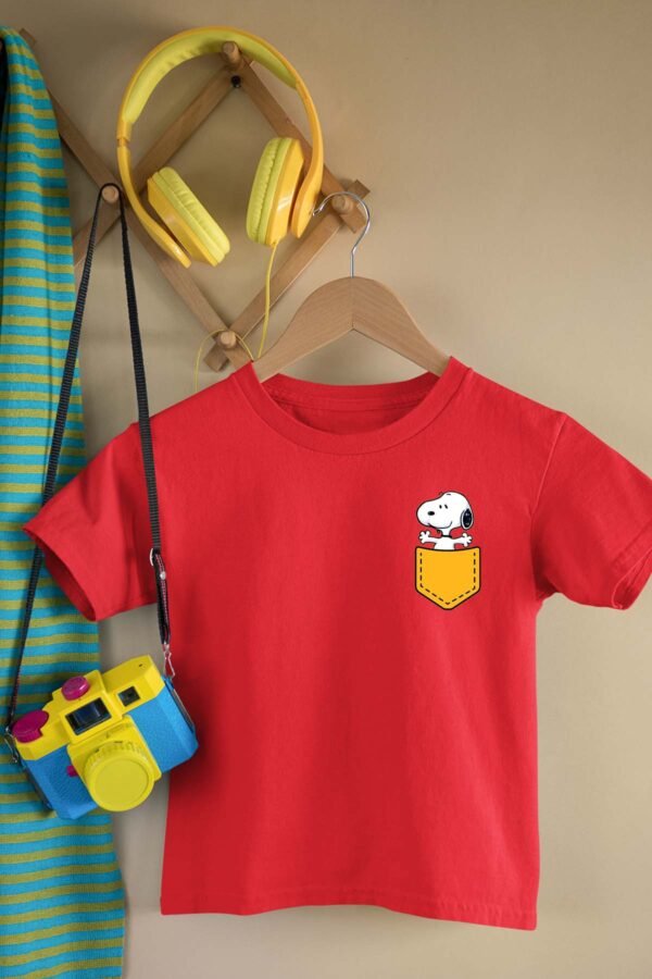 T-shirt Col Rond Fille - Snoop pocket