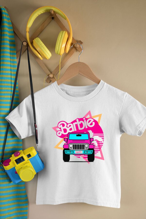T-shirt Col Rond Fille - Barbie 4x4