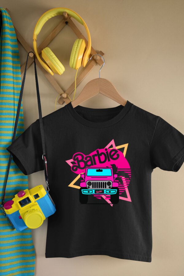 T-shirt Col Rond Fille - Barbie 4x4