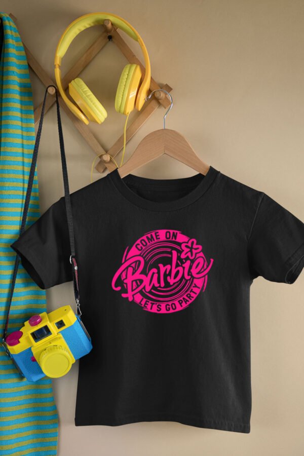 T-shirt Col Rond Fille - Barbie come on