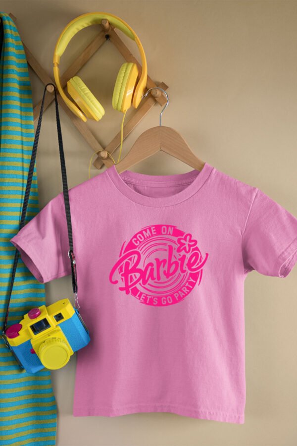 T-shirt Col Rond Fille - Barbie come on