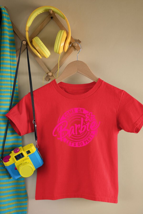 T-shirt Col Rond Fille - Barbie come on