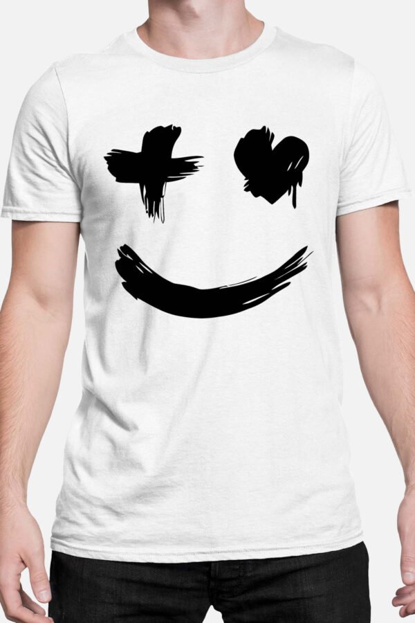 Smile croix coeur - Tshirt Homme