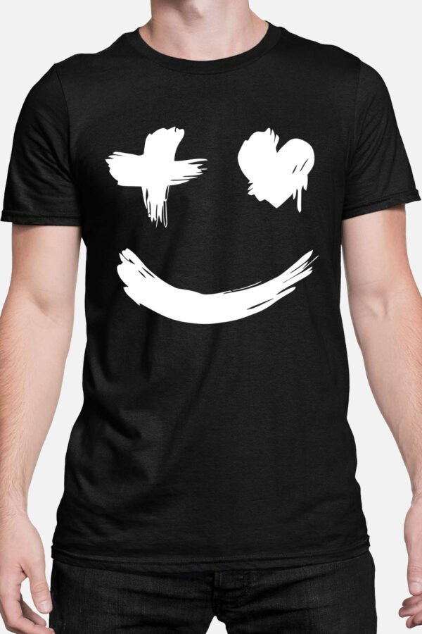 Smile croix coeur - Tshirt Homme