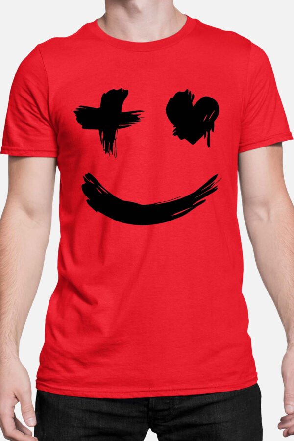 Smile croix coeur - Tshirt Homme