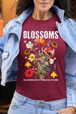 Timeless Bloom - Tshirt Femme