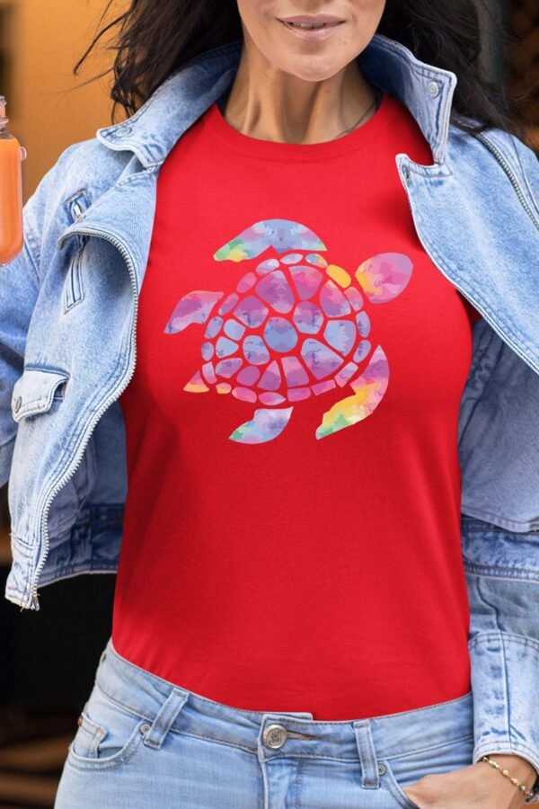 Tortue aquarelle - Tshirt Femme