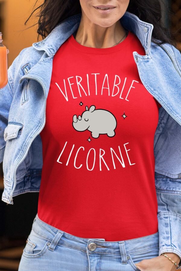 Véritable licorne - Tshirt Femme