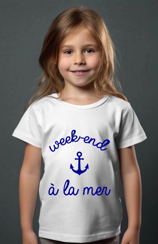 T-shirt Col Rond Fille - Walm
