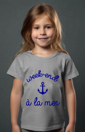 T-shirt Col Rond Fille - Walm