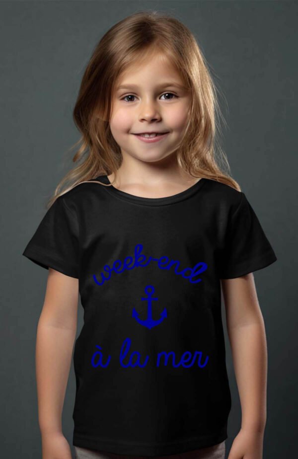 T-shirt Col Rond Fille - Walm