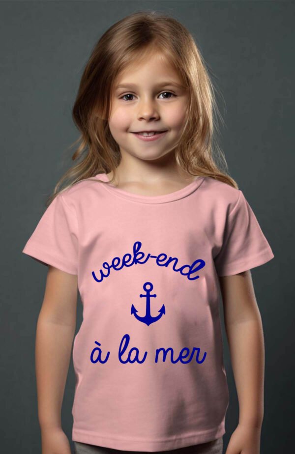 T-shirt Col Rond Fille - Walm