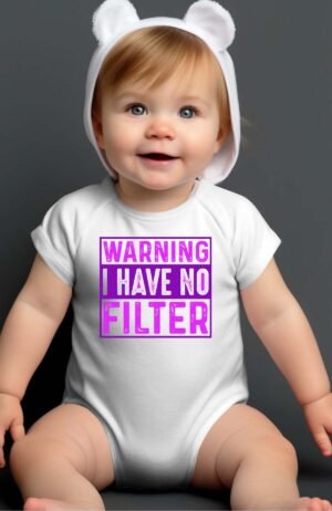 Warning filter rose - Body Bébé Fille