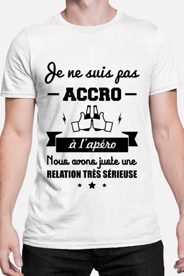 Je ne suis pas accro à l'appero - Tshirt Homme