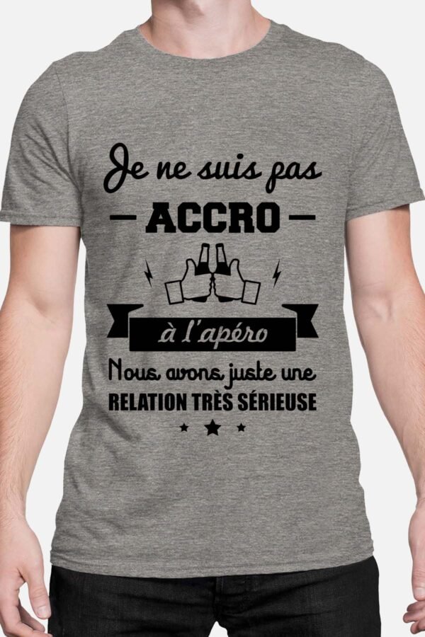 Je ne suis pas accro à l'appero - Tshirt Homme