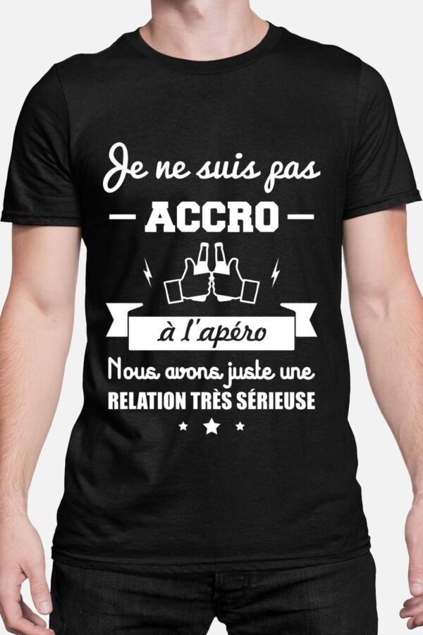 Je ne suis pas accro à l'appero - Tshirt Homme