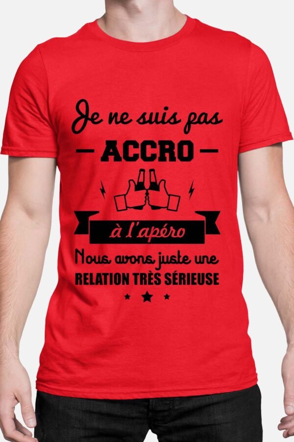 Je ne suis pas accro à l'appero - Tshirt Homme