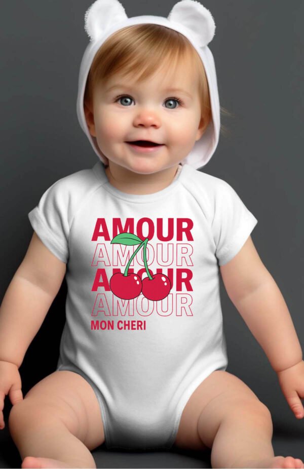 Amour cerise - Body Bébé Fille