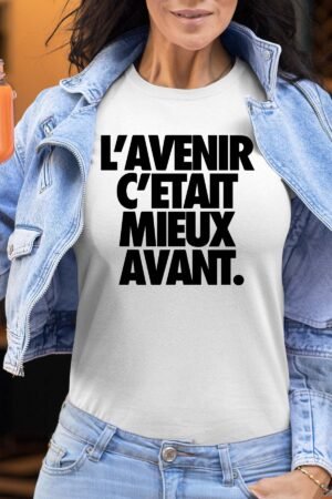 avenir mieux – Tshirt Femme – Blanc